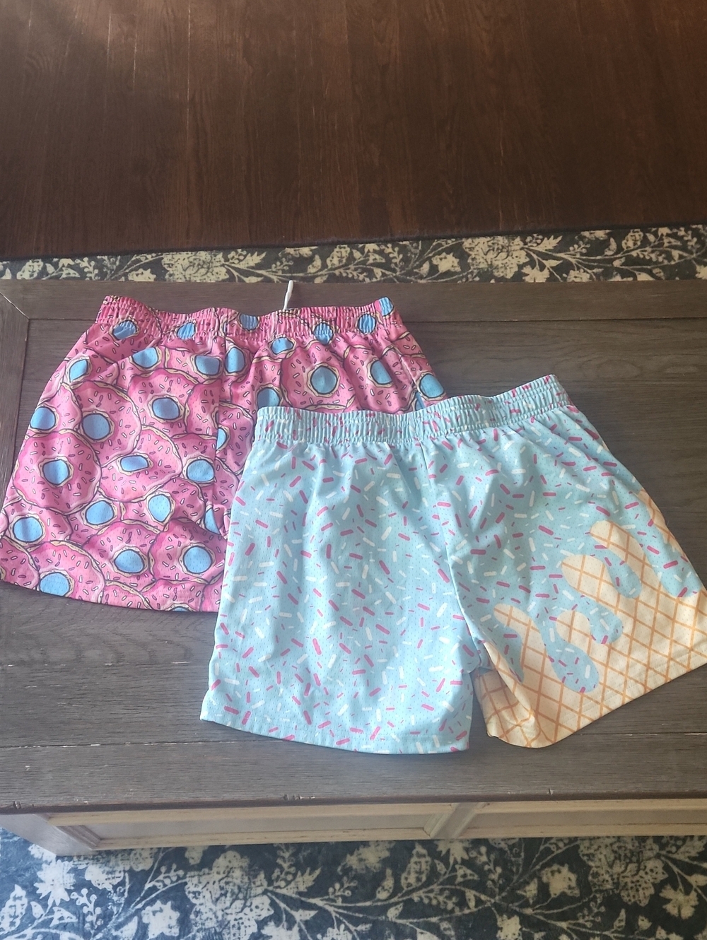 Baseball Lifestyle 101 Donut & Ice Cream Novelty Swim Shorts - 2 Pairs! - Picture 2 of 6